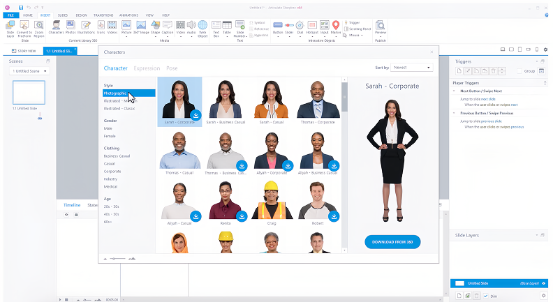 Articulate ready-made assets Articulate ready-made assets