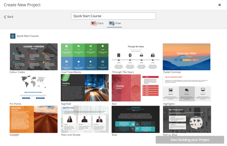 Course templates in dominKnow | ONE Course templates in dominKnow | ONE