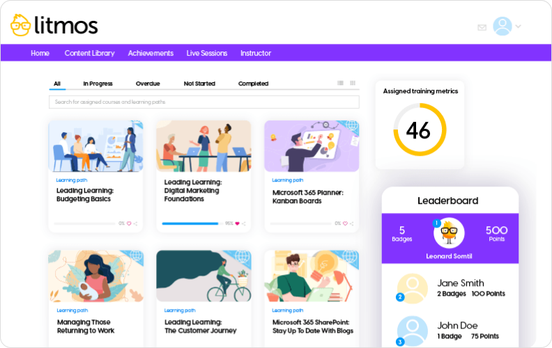 Litmos Litmos: Secure extended enterprise LMS solution