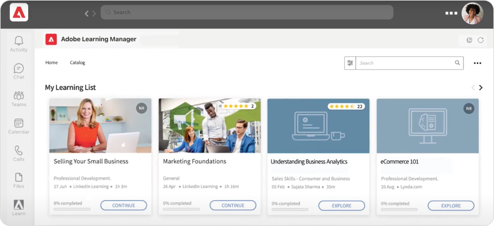 Adobe Learning Manager Adobe Learning Manager: AI-powered enterprise training software